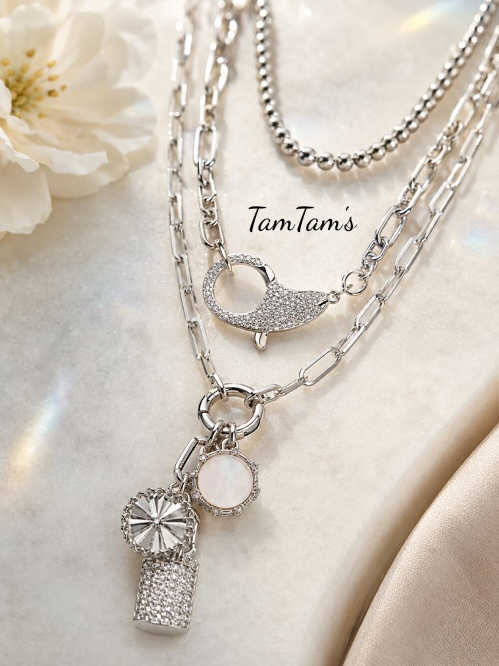 Park Lane Silver Aspen Necklace